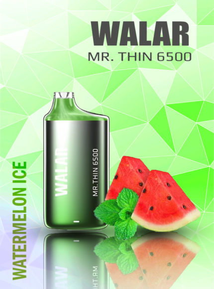 WALAR MR. THIN 6500puffs WATERMELON ICE