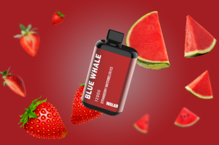 WALAR BLUE WHALE 12000puffs STRAWBERRY WATERMELON